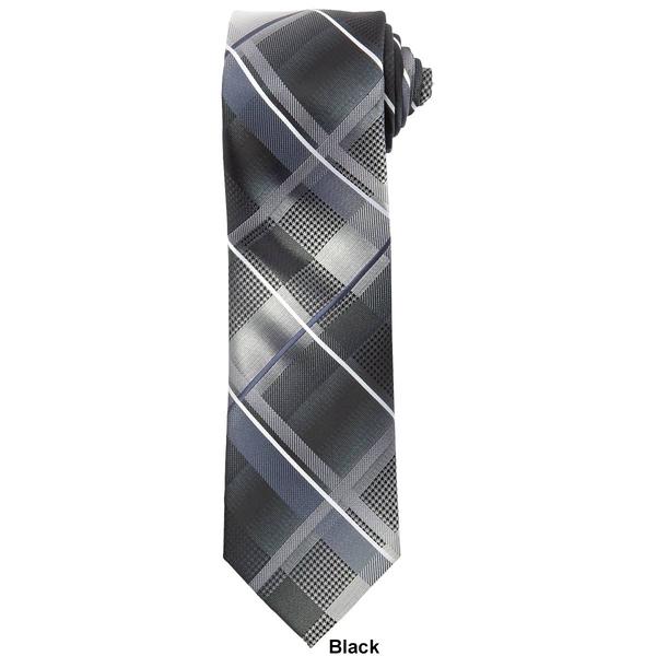 Mens Van Heusen® Plaid with White Stripe Tie - image 