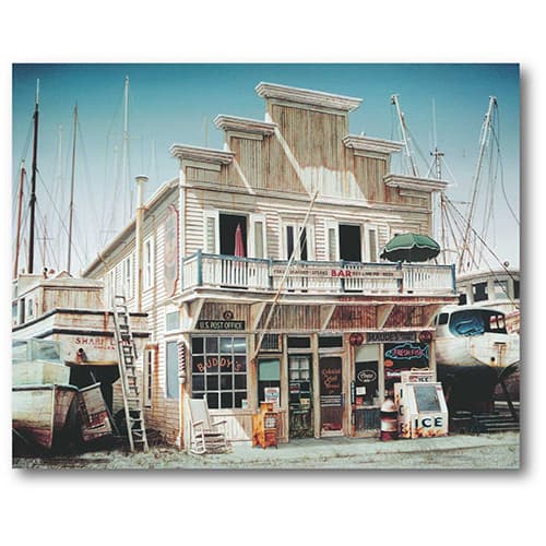 Courtside Market Boat Shop Wall Art - image 