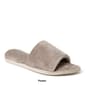 Womens Dearfoams&#174; Microfiber Velour Slide Slippers - image 5