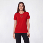 Womens French Laundry Short Sleeve Rhinestone Heart Tee - image 1