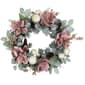 Northlight Seasonal 24in. Floral Frosted Pine Christmas Wreath - image 1