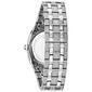 Mens Bulova Crystal Accented Pave Bracelet Watch - 96B296 - image 2