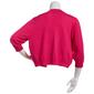 Plus Size Perceptions Solid 3/4 Sleeve Open Bolero Shrug - image 3
