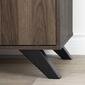 South Shore Flam Natural Walnut Kitchen Buffet - image 7
