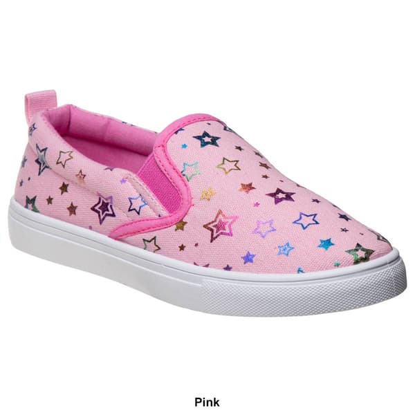 Big Girls Nanette Lepore Stars Slip On Canvas Fashion Sneakers