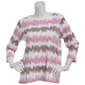 Womens Hasting & Smith 3/4 Sleeve Abstract Envelope Neck Tee - image 1