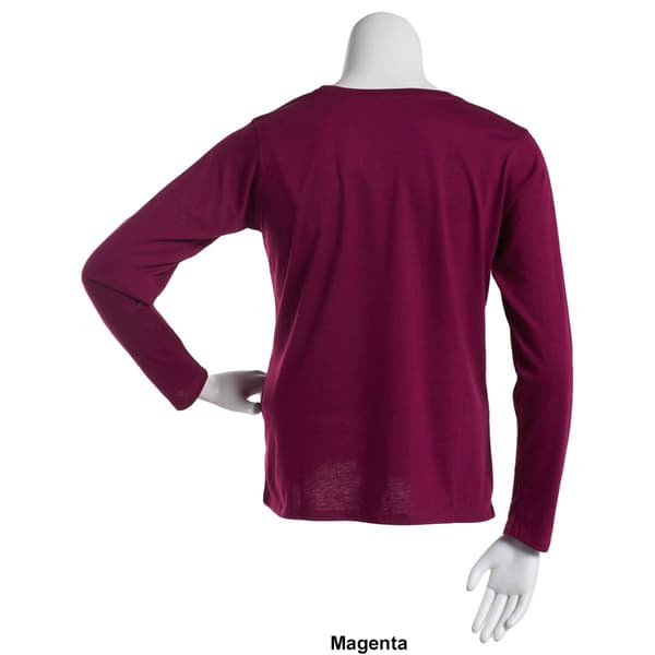 Womens Starting Point&#174; Super Soft Crew Neck Long Sleeve Tee