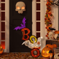 Northlight Lighted Bat and Ghost "BOO" Halloween Decoration - image 2