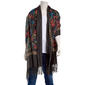 Womens Jessica McClintock Floral Embroidered Oversized Shawl - image 1