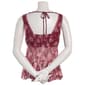 Juniors Madden Girl Flutter Stretch Lace V-Neck Tie Back Tank Top - image 3
