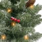 Puleo International 4ft. Pre-Lit Pine Christmas Trees - Set of 2 - image 4