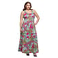 Plus Size 24/7 Comfort Apparel Hot Pink Paisley A-Line Dress - image 4