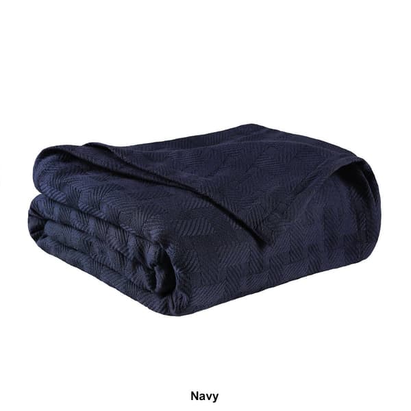 Superior Basketweave All-Season Cotton Blanket