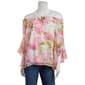 Plus Size MSK Off The Shoulder Floral Print Blouse - image 1