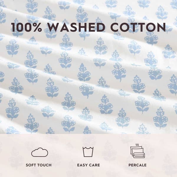 Laura Ashley Francesca 100% Cotton Flora lSheet Set