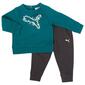 Baby Boy (12-24M) Puma 2pc. Logo Fleece Crewneck &amp; Joggers Set - image 1