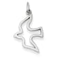 Gold Classics&#40;tm&#41; 14kt. White Gold Open Dove Charm - image 1