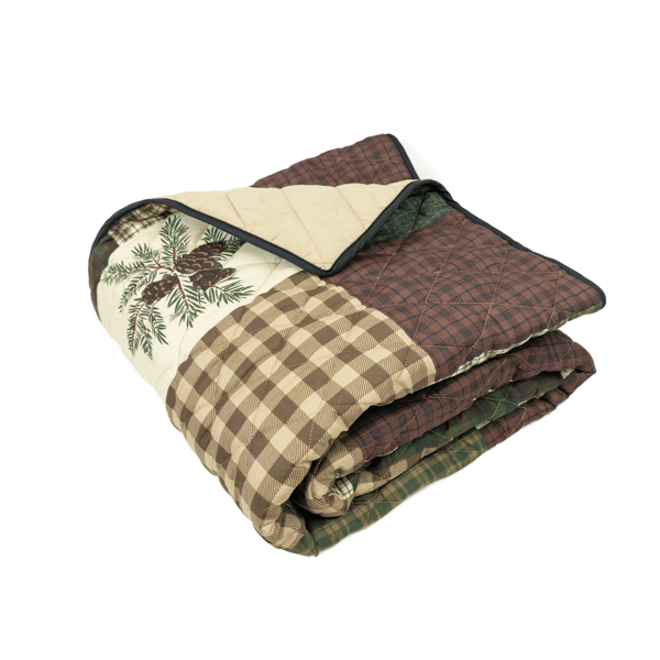 Donna Sharp Pine Panels Throw