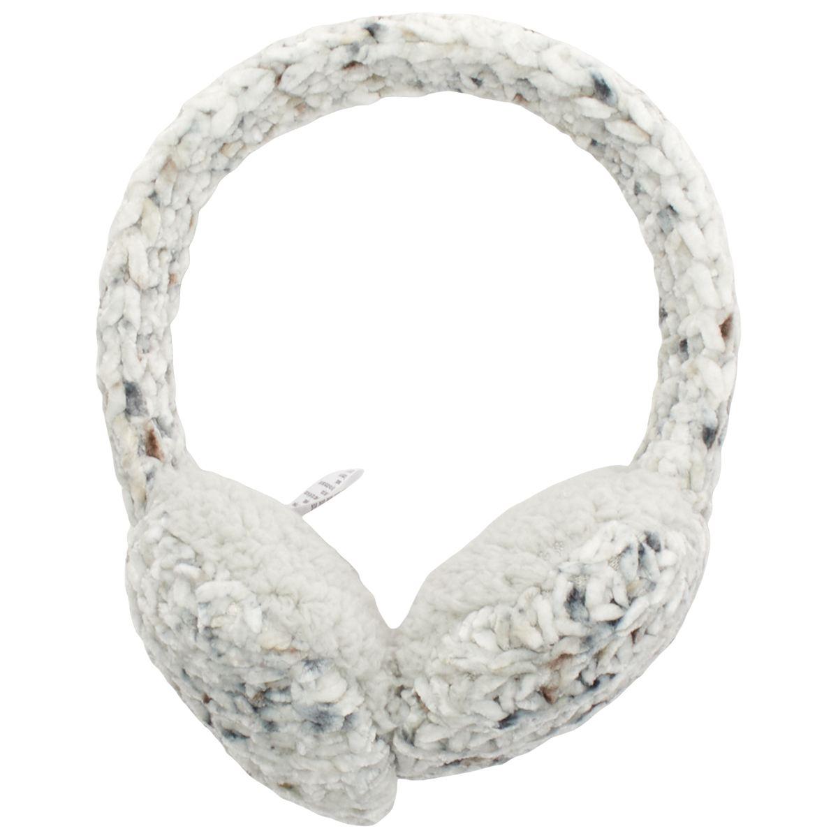 Womens Cuddl Duds Chenille Speckled Earmuffs