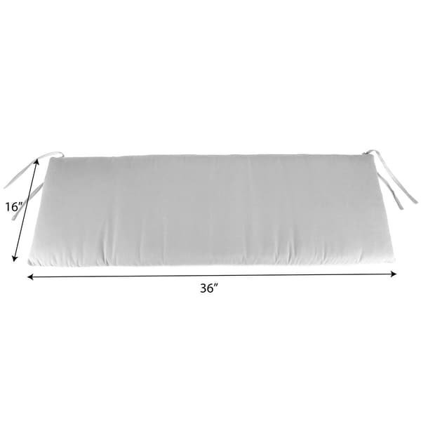 Jordan Manufacturing Solid Settee Swing Bench Cushion - 36 x 16