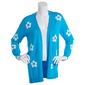 Womens Hannah & Gracie Long Sleeve Flower Cardigan - image 1
