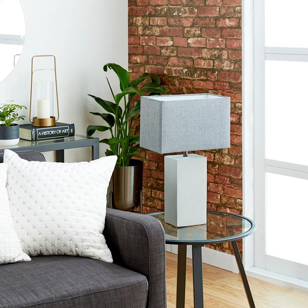 9th & Pike® White Ceramic Traditional Table Lamp