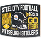 Open Road Steelers Team Story Layered Wood - image 2