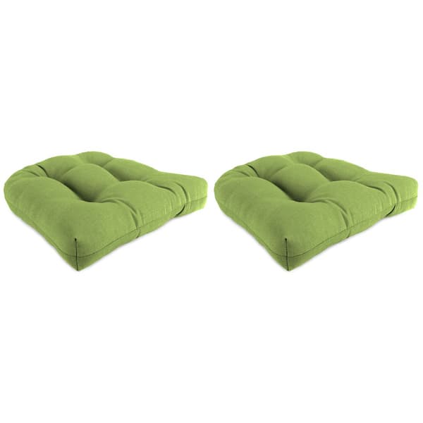 Jordan Manufacturing Wicker Chair Cushion Set - Husk Texture Leaf - image 