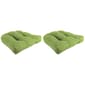 Jordan Manufacturing Wicker Chair Cushion Set - Husk Texture Leaf - image 1