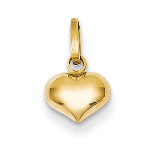 Gold Classics&#40;tm&#41; 14kt. Puffed Heart Charm Yellow Gold - image 