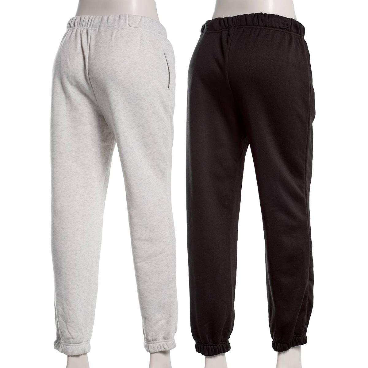 Juniors No Comment 2pk. Fleece Boyfriend Joggers