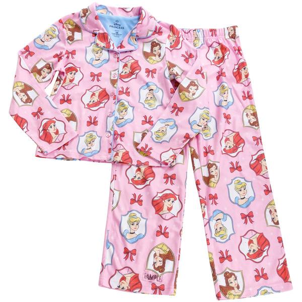 Girls Disney 2pc. Princess Frames Long Sleeve Pajama Set - image 
