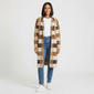 Womens By Design Long Sleeve Two Pocket Plaid Coatigan - image 1