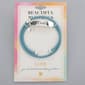 Engraved Love Turquoise Leather Coil Bracelet - image 1