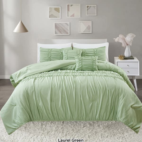 Olivia Parker 5pc. Elastic Comforter Set