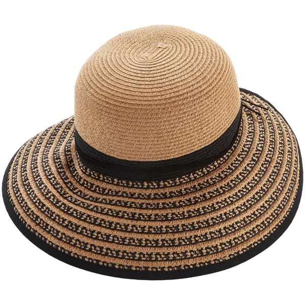 Womens Nine West Color Block Brimless Floppy Hat