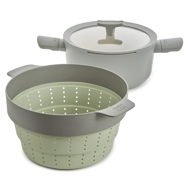 BergHOFF Balance 3pc. Nonstick Ceramic Steamer Set