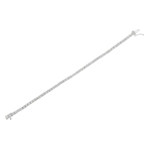 Diamond Classics™ Certified Silver Diamond Tennis Bracelet