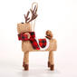 Deer in Plaid Coat Ornament - image 1