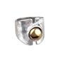 Bella Uno Two-Tone Statement Ring - image 1