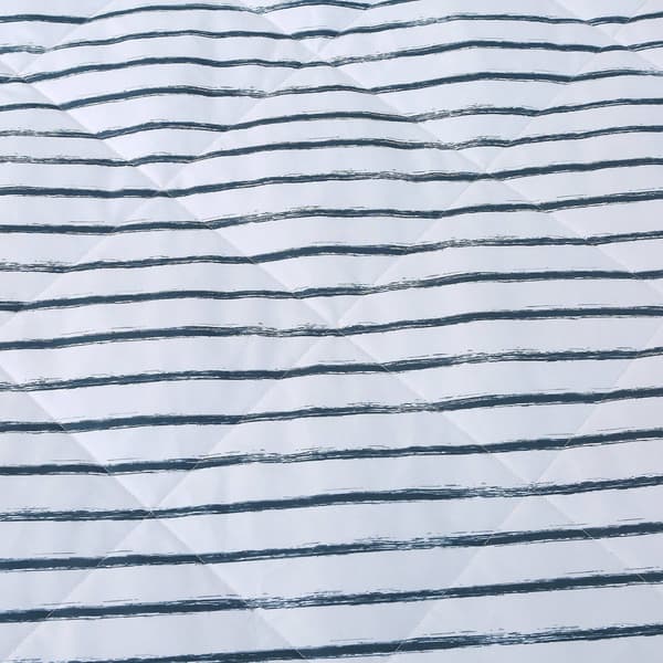 St. James Home Soft Cover Nano Feather Filled Stripe Blanket