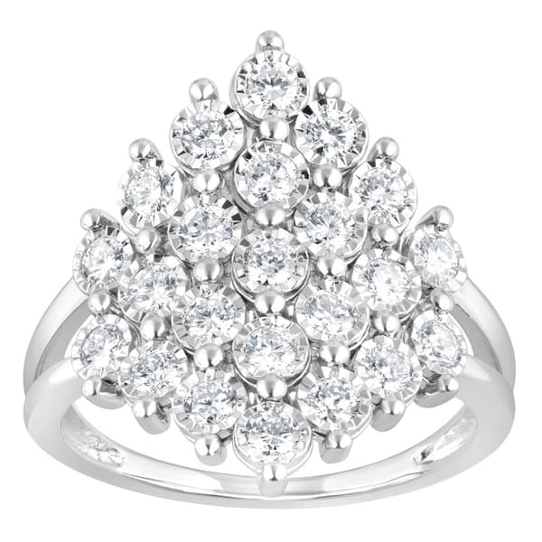 Nova Star(R) Sterling Silver 1ctw. Lab Grown Diamond Ring - image 