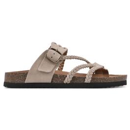 Womens White Mountain Hayleigh Footbeds&#8482; Suede Sandals