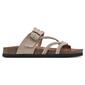 Womens White Mountain Hayleigh Footbeds&#8482; Suede Sandals - image 2