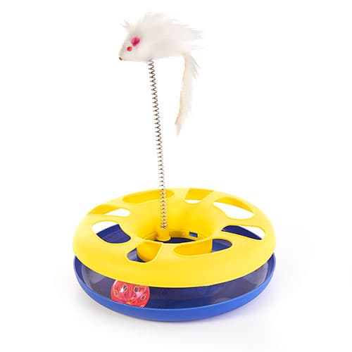 Mouse & Ball Track Cat Toy - image 