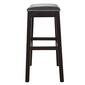 New Ridge Home Goods Julian 30in. Bar-Height Wood Barstool - image 5
