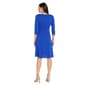 Womens R&M Richards 3/4 Sleeve Side Buckle Wrap Dress - image 2