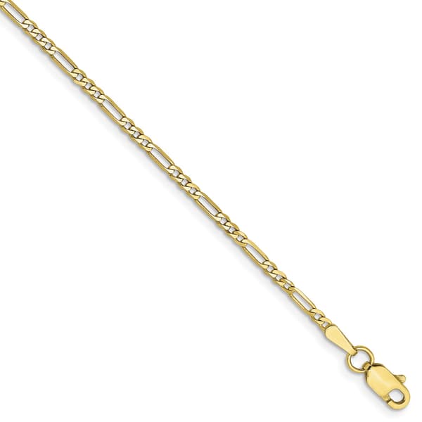 Gold Classics(tm) 10kt. 1.75mm Polished Figaro Chain Bracelet