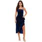 Juniors Emerald Sundae Calypso Velvet Midi Dress - image 1