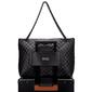 Badgley Mischka Diana XL Vegan Leather Tote Weekender Travel Bag - image 7